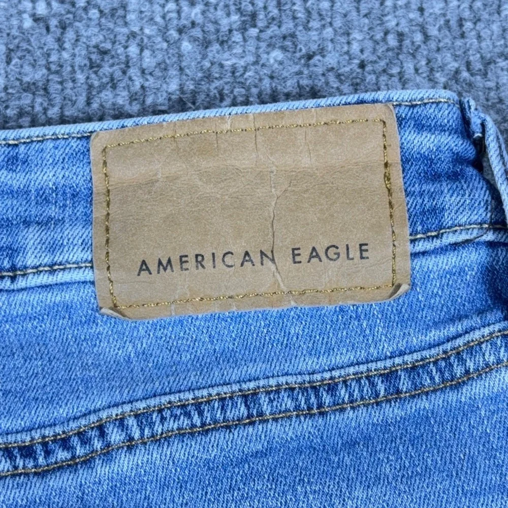 American Eagle Airflex+ Mens Jeans 32x34 Medium Wash Denim Stretch Straight Leg